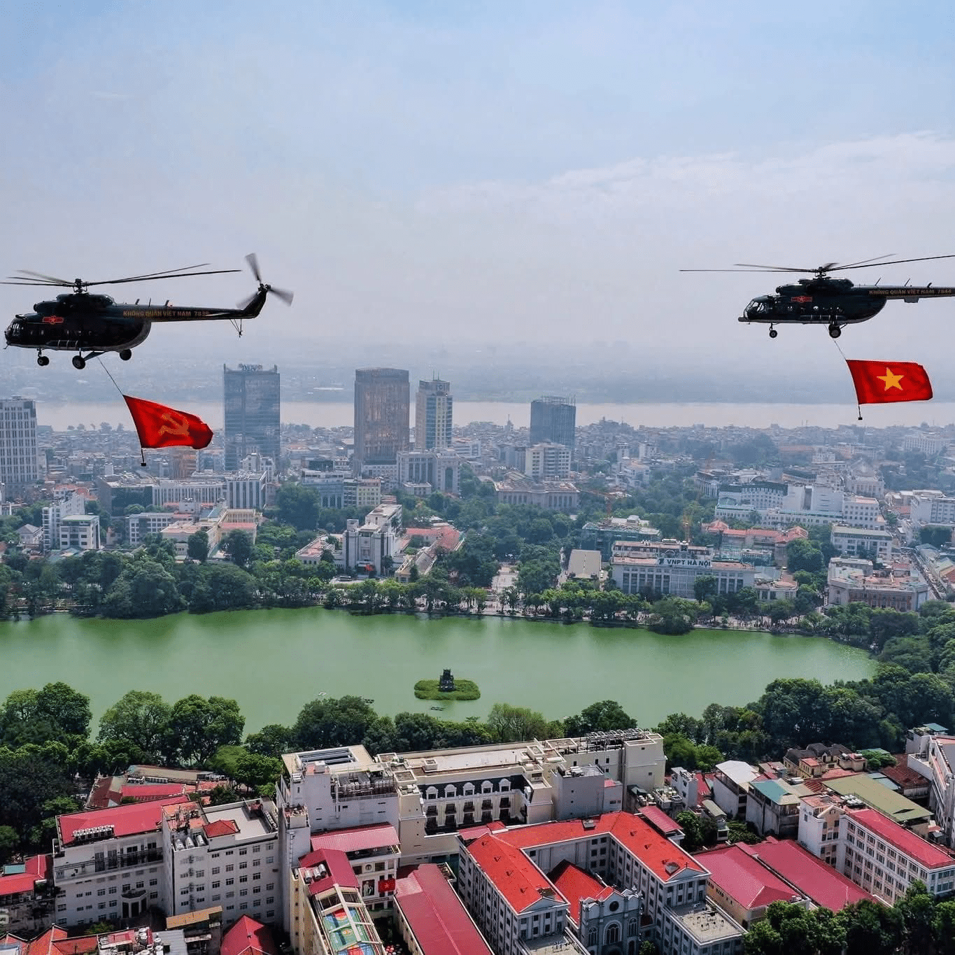 Capture the vibrant energy of Hanoi’s A80 Military Parade
