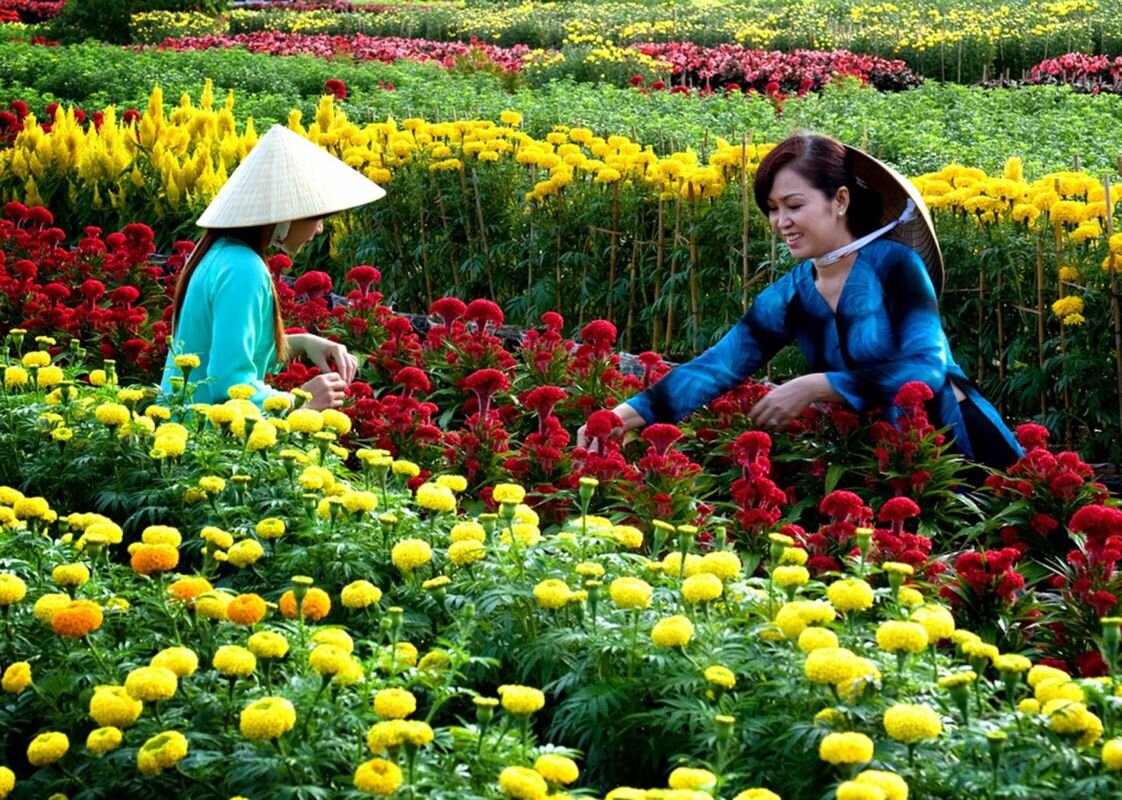 Flower Village of Lách Market