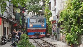 Capture the thrilling essence of Hanoi’s railway gem