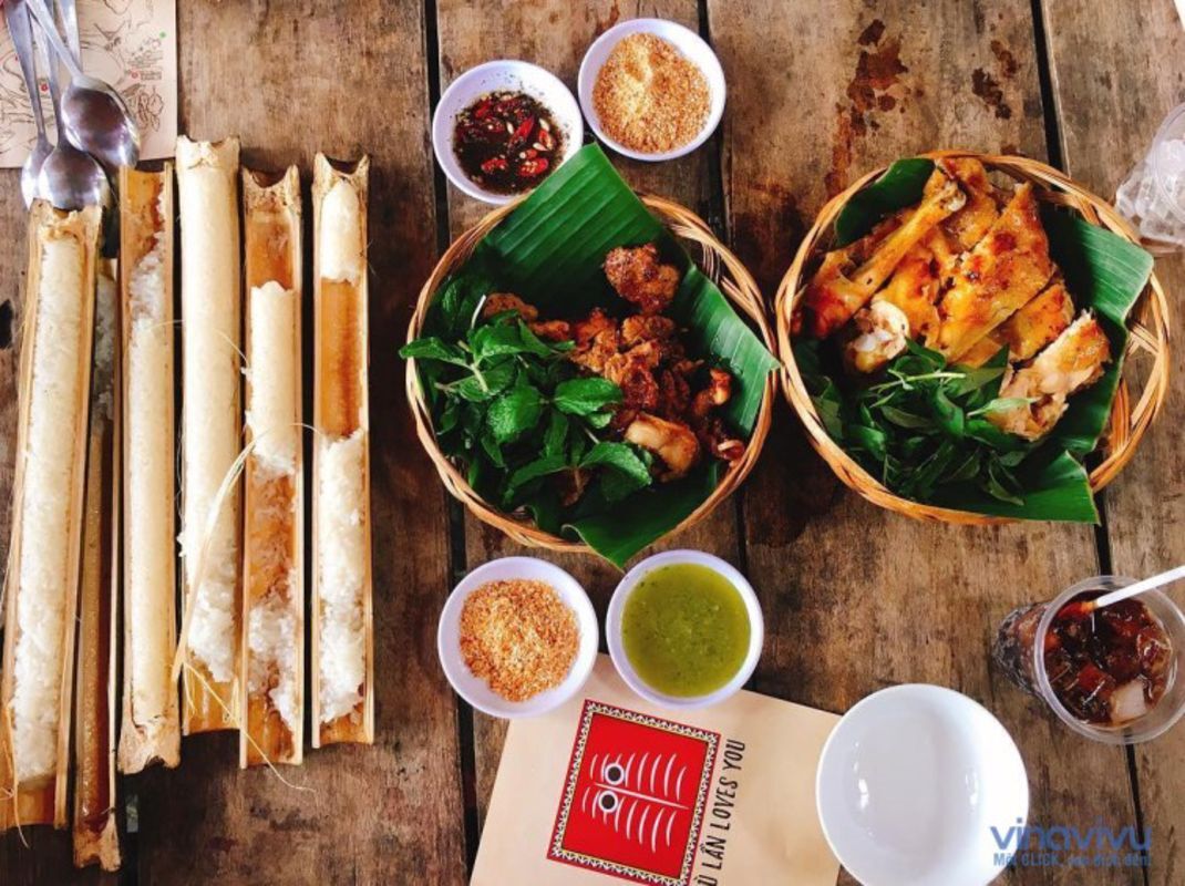Bamboo-tube rice - "Cơm lam" - Capture the savory essence of Hoa Binh’s culinary gem