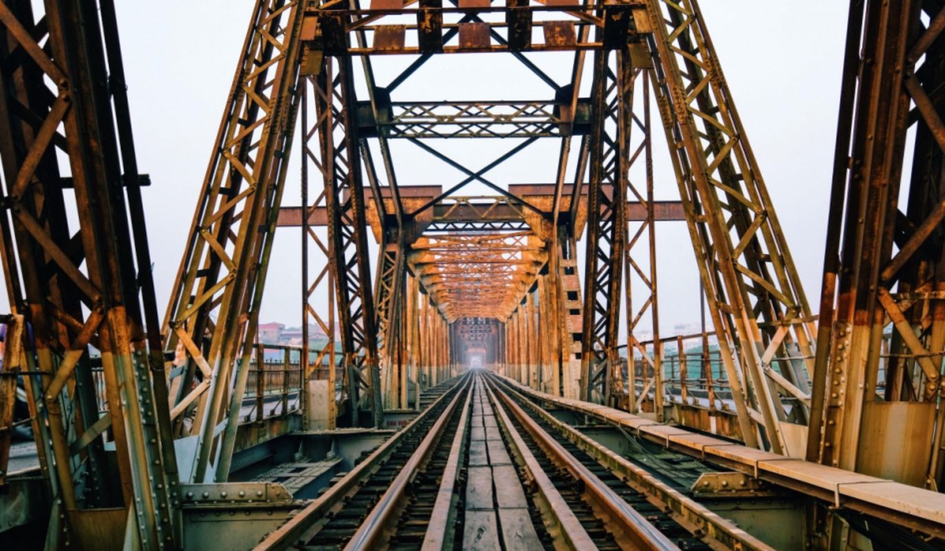 Long Bien Bridge - the pride of architecture in the Far East