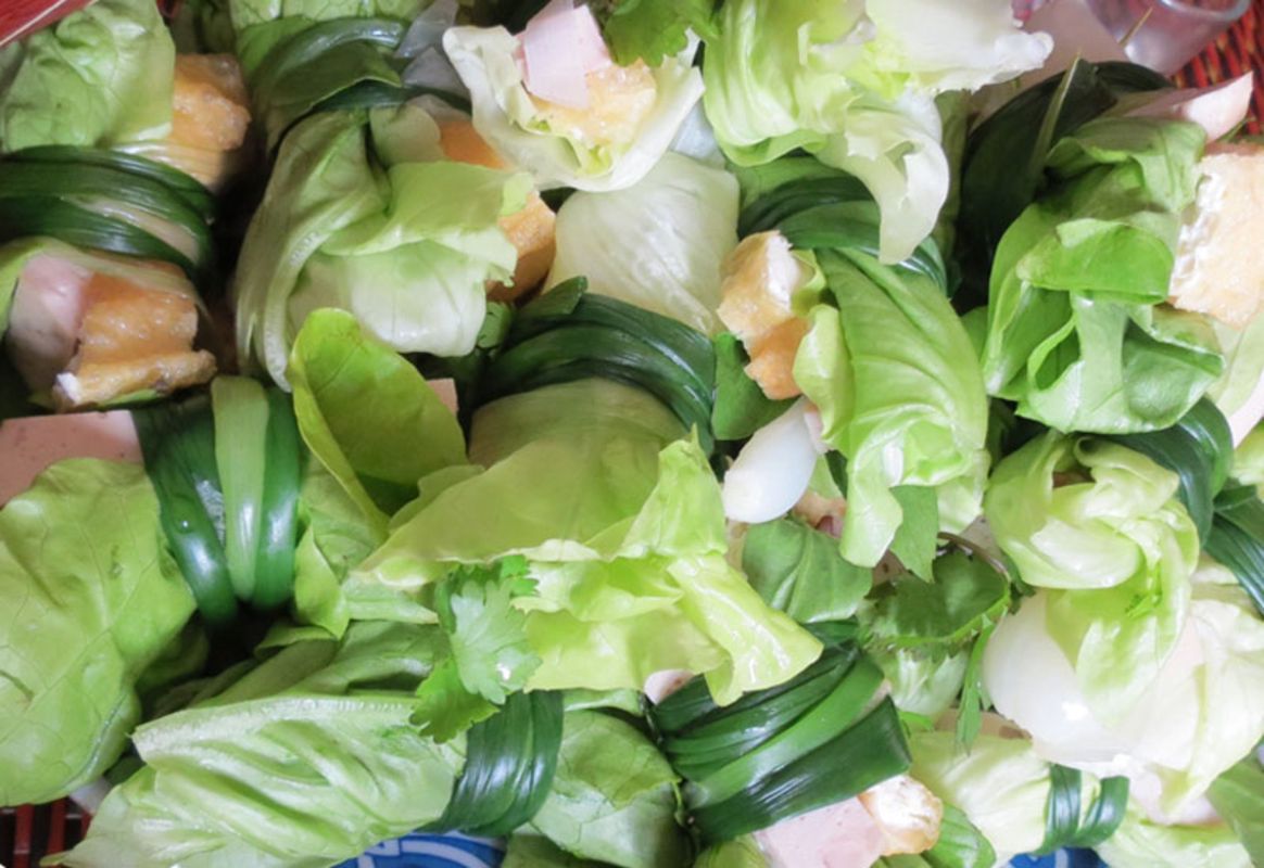 3. Meals included fresh vegetables