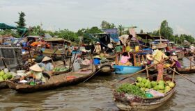 Capture the vibrant energy of Hau Giang’s riverine gem