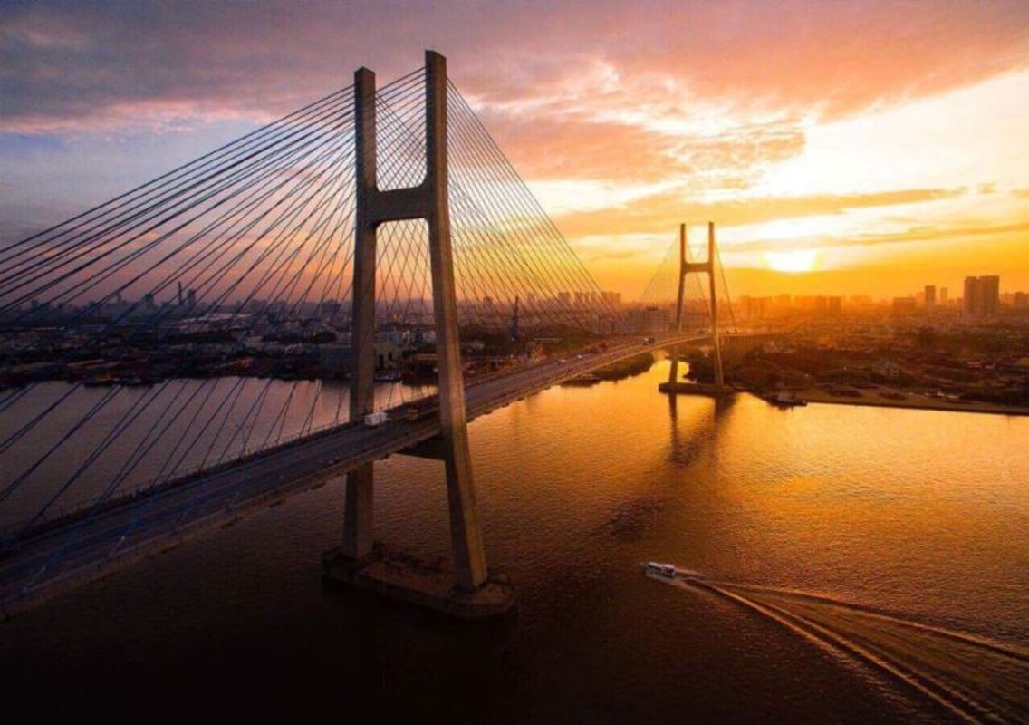 Enjoy stunning vistas from Ho Chi Minh City’s landmark bridge