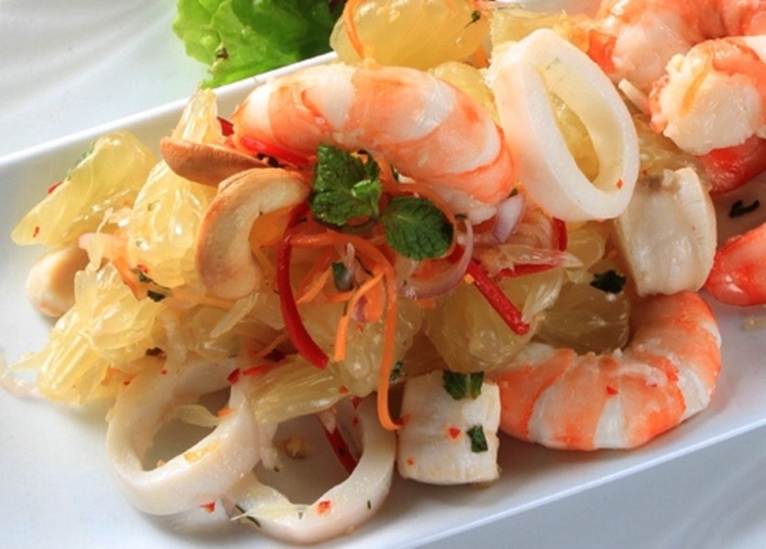 Squid Mixed With Pomelo "Mực Trộn Tép Bưởi" - Capture the sustainable charm of Nghe An’s ecotourism