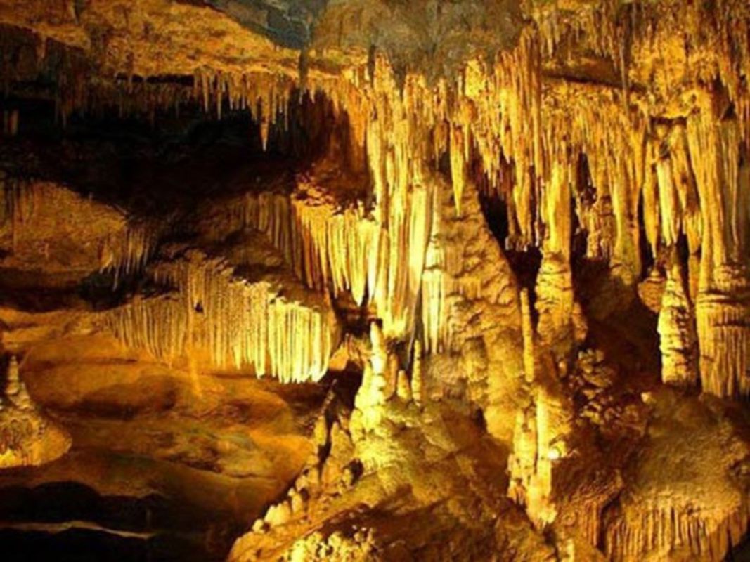 Stepping into Chieu cave