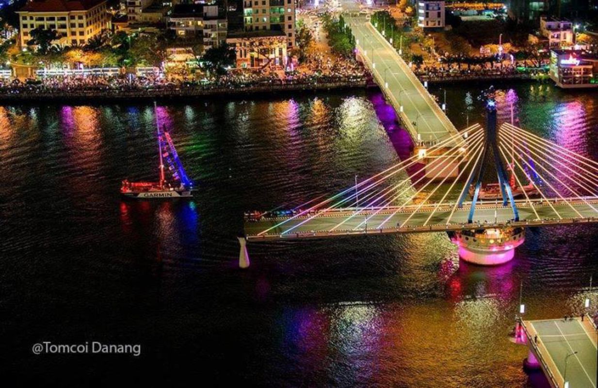 Witness the swing bridge in action at midnight