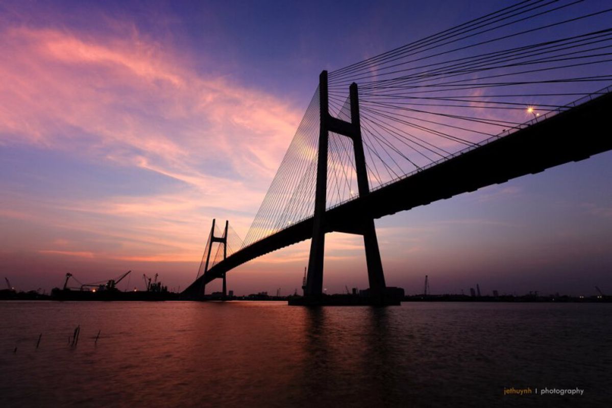 Phu My Bridge - the most modern bridge of Ho Chi Minh City