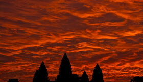 Sunset on Angkor Wat, Siem Reap