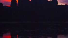 Sunset on Angkor Wat, Siem Reap, Cambodia