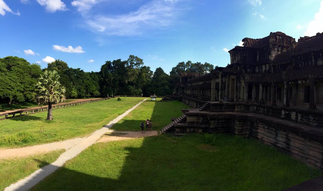Angkor Wat under sunlight, Siem Reap, Cambodia