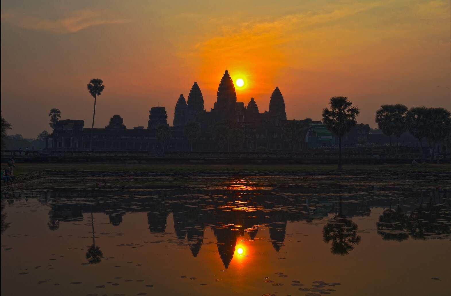Sunset on the Angkor Wat Temples, Siem Reap