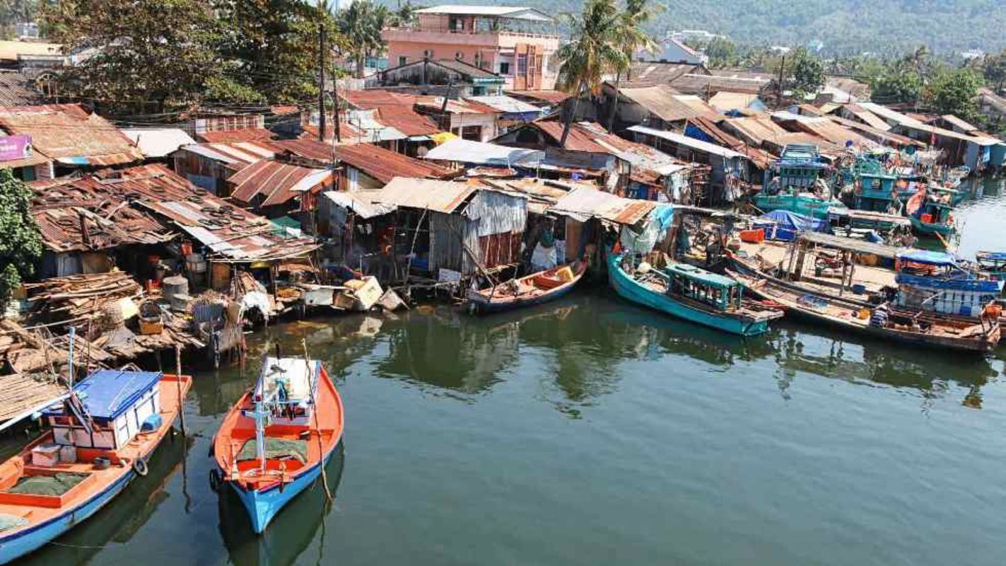 Ham Ninh fishing village