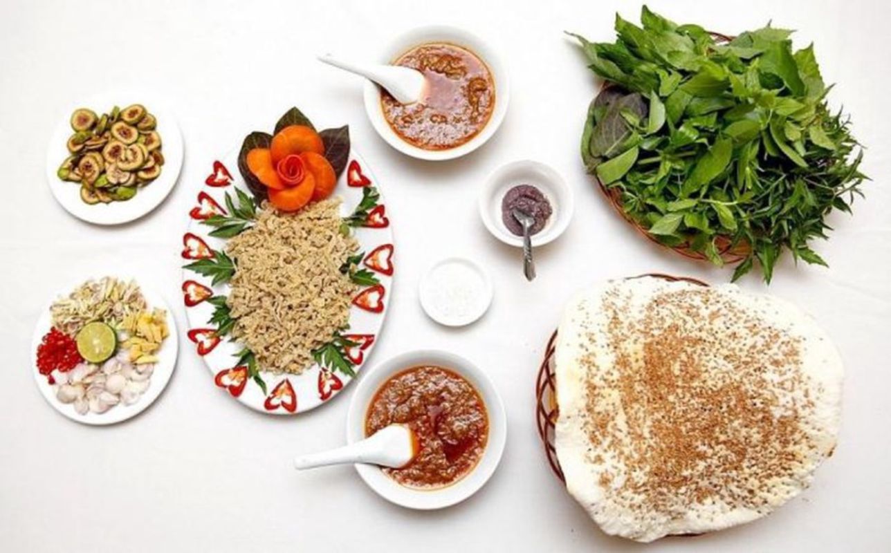 Raw Nhech Fish Salad "Gỏi Nhệch"